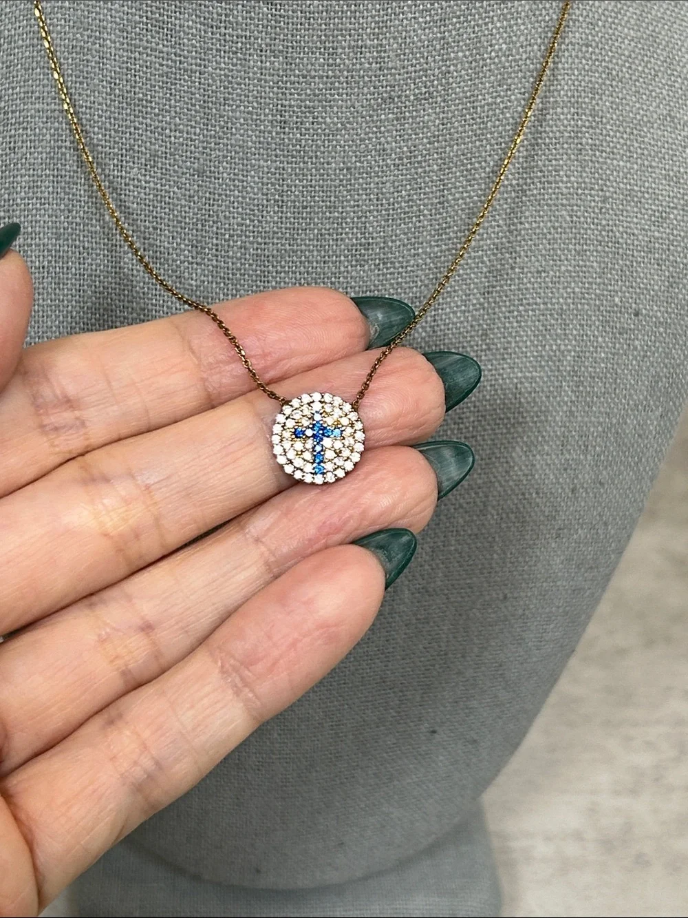 925 Sterling Silver elegant gold